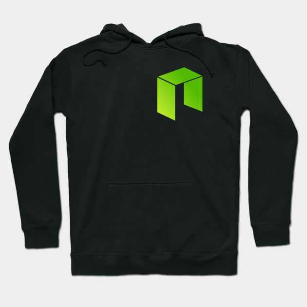 NEO Cryptocurrency logo Hoodie by Cryptolife